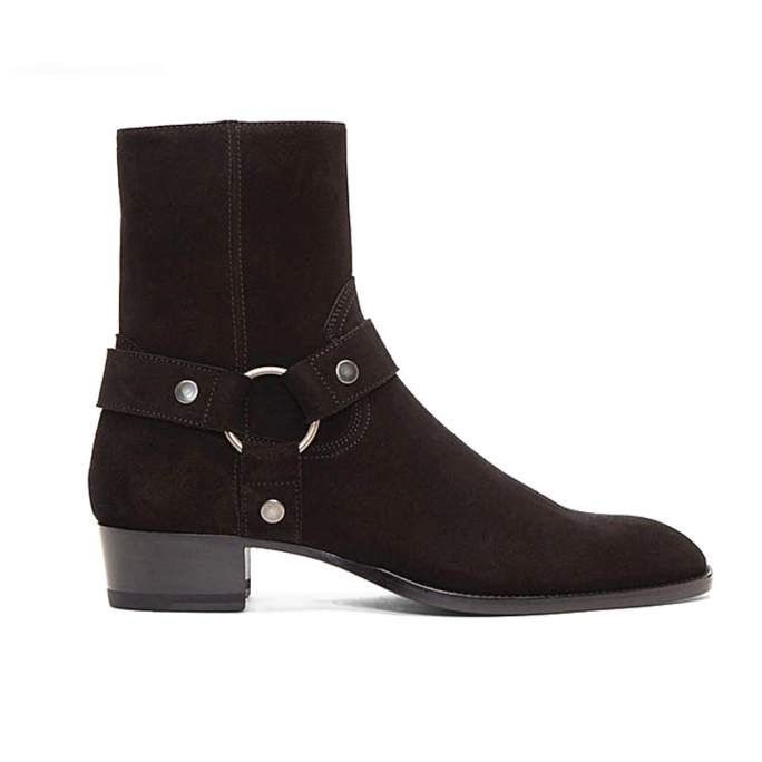 Ring & Strap Western Style Chelsea Boots Are The Pefect Fashion Look.