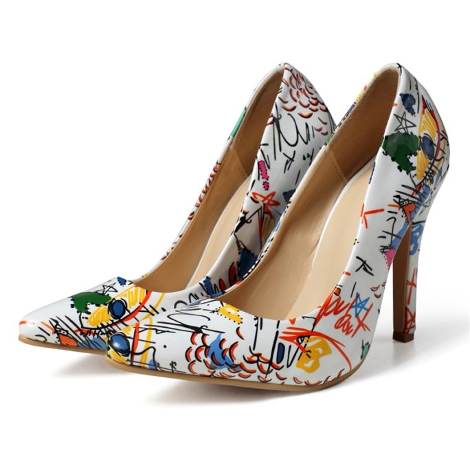 steve madden graffiti heels