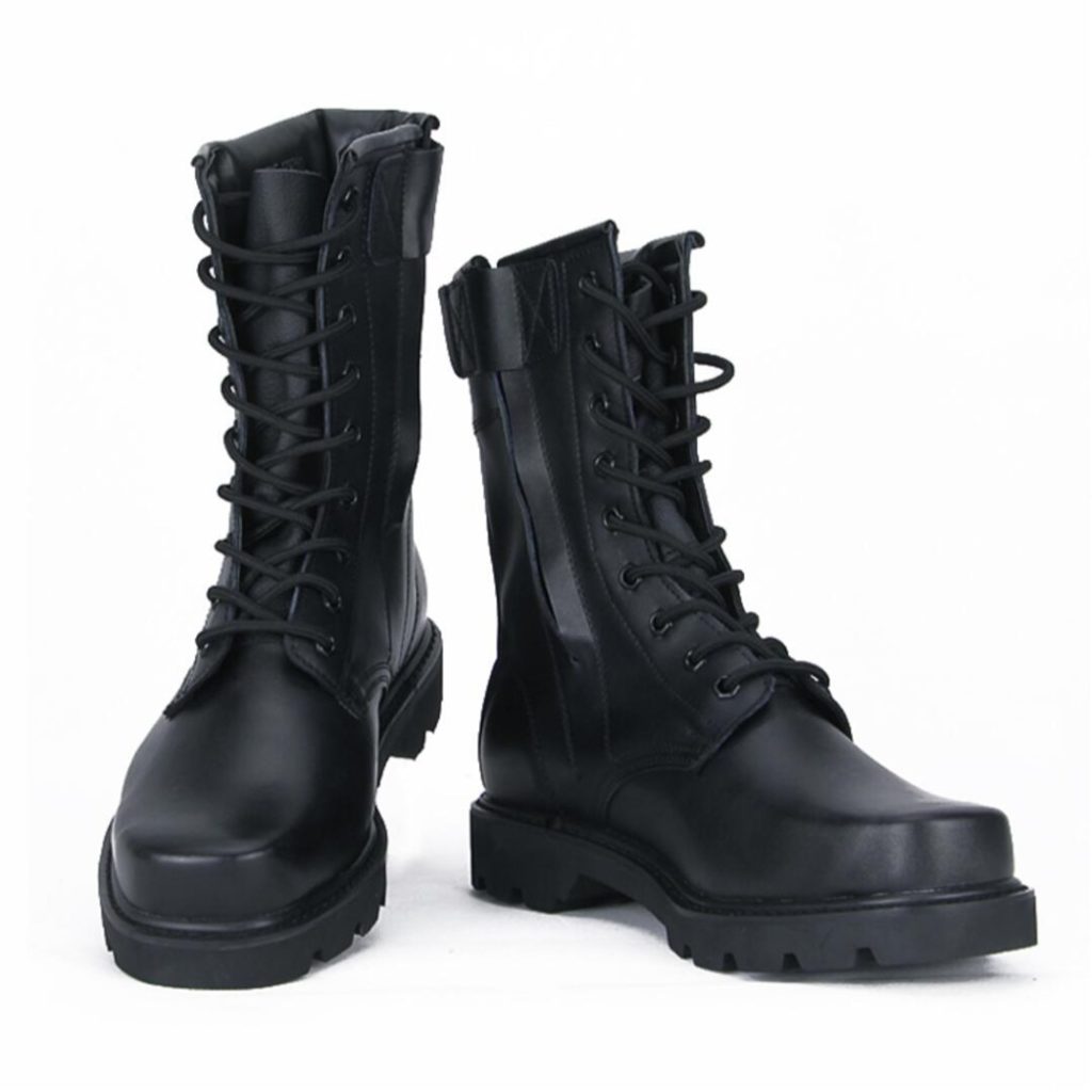 high ankle military boots