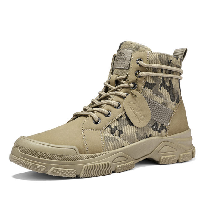 Top Quality Canvas Military Style Men's Boot Sneakers